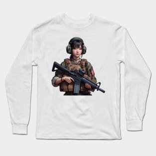 Tactical Girl Long Sleeve T-Shirt